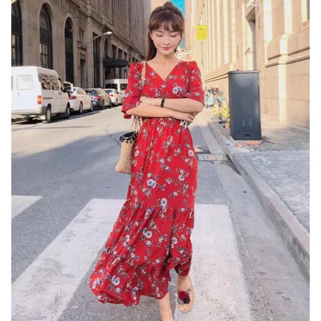 新品 花柄 ボタニカル ロング ワンピース マキシワンピース l 夏 韓国 赤の通販 By かずーずshop ラクマ 新品 花柄 ボタニカル ロング ワンピース マキシワンピース l 夏 韓国 赤の通販 By かずーずshop ラクマ