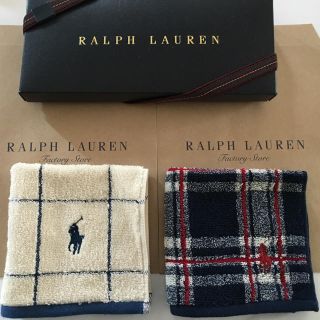 ラルフローレン(Ralph Lauren)のセール♪ギフト♡ラルフ タオルハンカチ(ハンカチ/ポケットチーフ)