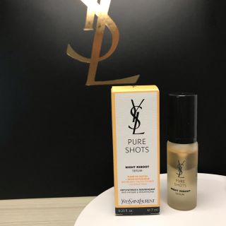 イヴサンローランボーテ(Yves Saint Laurent Beaute)のイヴ・サンローラン ピュアショット ナイトセラム 美容液 新品 ミニ サンプル(美容液)