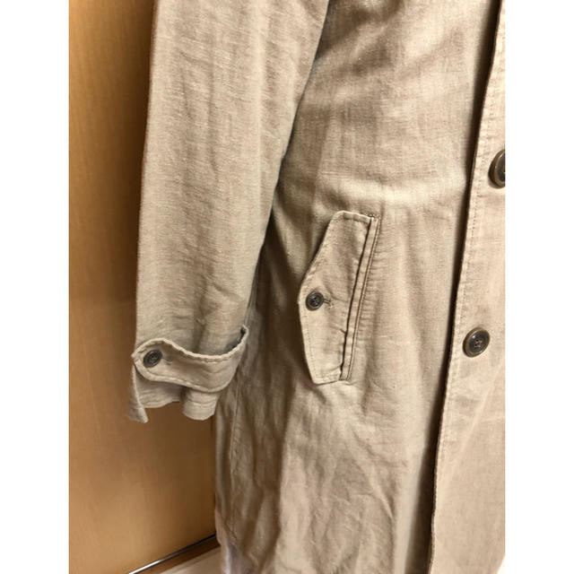 SM2(サマンサモスモス)のサマンサモスモス 綿麻 コットンリネン フード トレンチ コート レディースのジャケット/アウター(トレンチコート)の商品写真