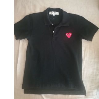 コムデギャルソン(COMME des GARCONS)のPLAY comme des GARCONS ポロシャツ黒(ポロシャツ)