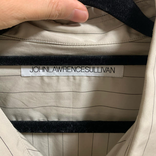 JOHN LAWRENCE SULLIVAN(ジョンローレンスサリバン)のジョンローレンスサリバン  ストライプシャツ48 メンズのトップス(シャツ)の商品写真