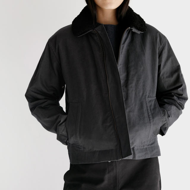 【MHL.】WASHED WAXED COTTON MARINE JACKET