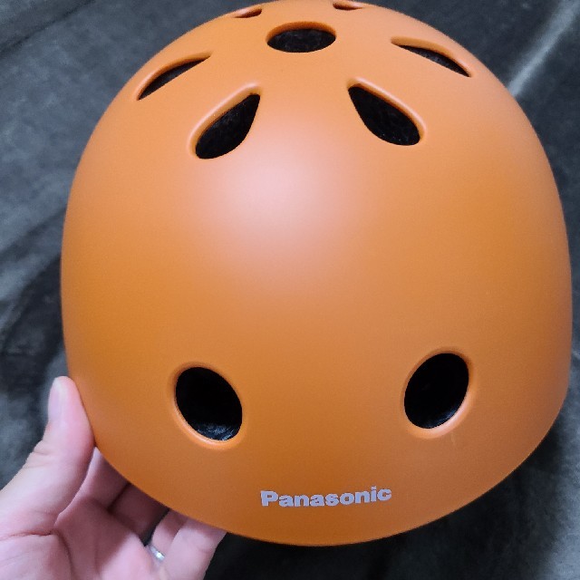 Panasonic(パナソニック)のパナソニックの子供用ヘルメット 自動車/バイクのバイク(ヘルメット/シールド)の商品写真