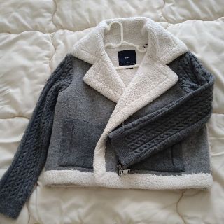 ザラ(ZARA)のザラ　ボアコート　ニット(ムートンコート)