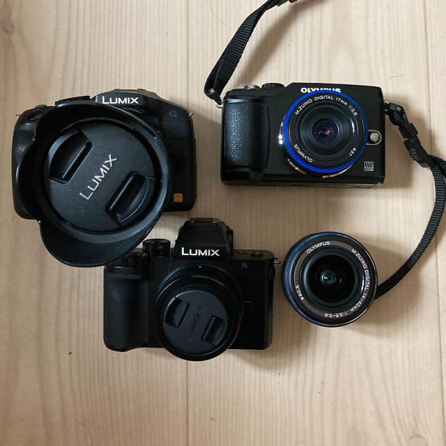 Panasonic - LUMIX G100+G5+OLYMPUS pen +レンズセットの通販 by emu