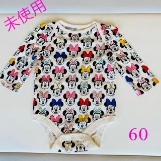 ベビーギャップ(babyGAP)の未使用♡GAPボディシャツ　ミニー柄60cm(ロンパース)