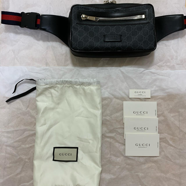 Gucci(グッチ)のGUCCI “ソフトGGスリーム　ベルトバッグ” メンズのバッグ(ボディーバッグ)の商品写真
