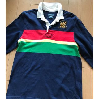 ポロラルフローレン(POLO RALPH LAUREN)の【美品♪】ポロラルフローレン ラガーシャツ　M/170サイズ(Tシャツ/カットソー(七分/長袖))