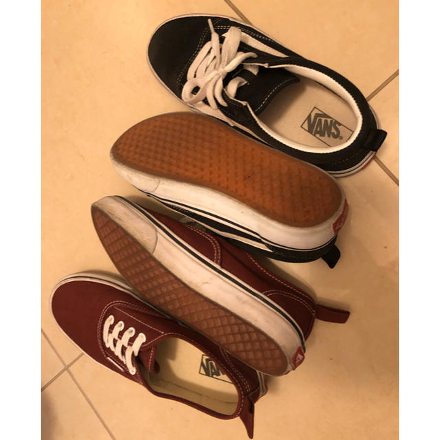 VANS(ヴァンズ)のVANS kids 2足セット　22cm キッズ/ベビー/マタニティのキッズ靴/シューズ(15cm~)(スニーカー)の商品写真