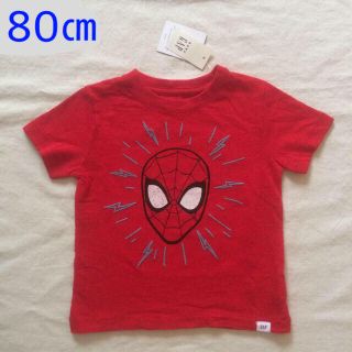 ベビーギャップ(babyGAP)の『新品』babyGap×MARVEL 半袖Tシャツ 80㎝(Ｔシャツ)