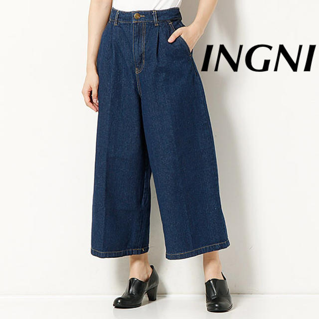 INGNI(イング)のINGNI♡デニムガウチョ レディースのパンツ(クロップドパンツ)の商品写真