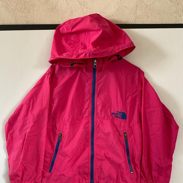 THE NORTH FACE(ザノースフェイス)のノースフェイス　ジップアップパーカー　ピンク　120 キッズ/ベビー/マタニティのキッズ服女の子用(90cm~)(ジャケット/上着)の商品写真