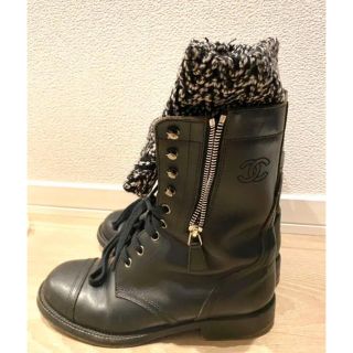 シャネル(CHANEL)のつみち様専用　CHANELブーツ　FR37.5サイズ　シャネル(ブーツ)