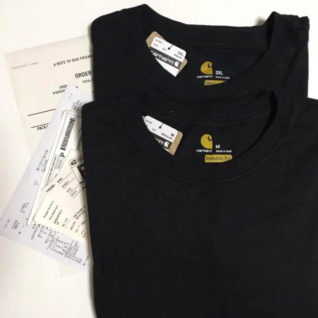 carhartt(カーハート)の日本未発売 Carhartt カーハート XXL ロンT ブラック Tシャツ メンズのトップス(Tシャツ/カットソー(七分/長袖))の商品写真