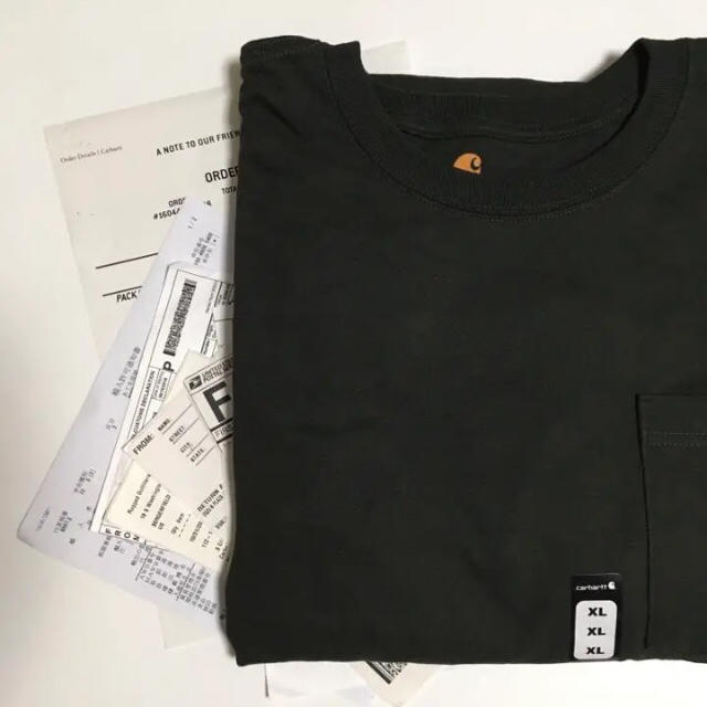 carhartt(カーハート)の日本未発売 Carhartt カーハート XL ポケット ロンT ピート メンズのトップス(Tシャツ/カットソー(七分/長袖))の商品写真