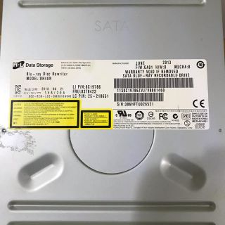 ヒタチ(日立)のHitachi LG製  BH40N 内蔵Blu-rayドライブ(PCパーツ)