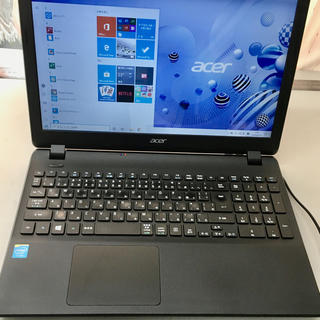エイサー(Acer)のacerノートパソコン.SSD120GB(送料込み)(ノートPC)