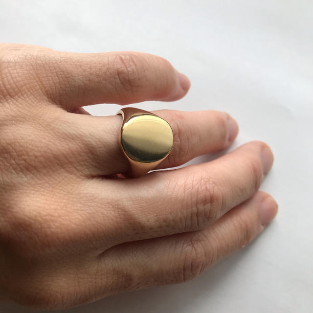 BARNEYS NEW YORK(バーニーズニューヨーク)のsophie buhai large signet ring 11号70000円 レディースのアクセサリー(リング(指輪))の商品写真