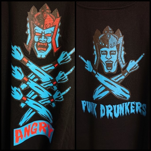 PUNK DRUNKERS(パンクドランカーズ)のPUNKDRUNKERS パンクドランカーズ キン肉マン　コラボ　Tシャツ Ｌ　 メンズのトップス(Tシャツ/カットソー(半袖/袖なし))の商品写真