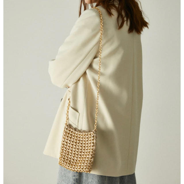 今季新作♡MOUSSY CLEAR METAL SHOULDER BAGシルバー