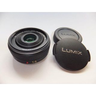 パナソニック(Panasonic)の美品★Panasonic★ルミックスG  14mm単焦点パンケ-キレンズ(レンズ(単焦点))