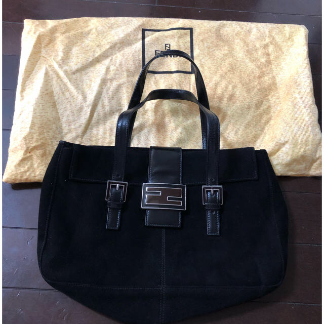絶品】 FENDI - 美品FENDIスエード調ヌバックレザーバッグ/正規品