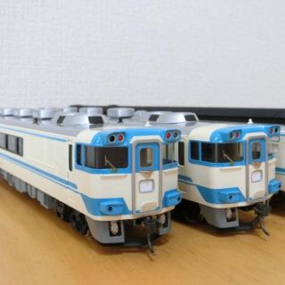 鉄道模型　HO　エンドウ製　181系　特急気動車（四国色４輌セット）(鉄道)