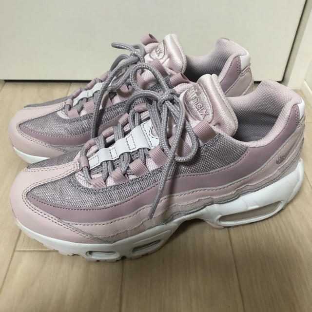 23cm NIKE AIRMAX95 エアマックス95 ベアリーローズ ピンク - スニーカー