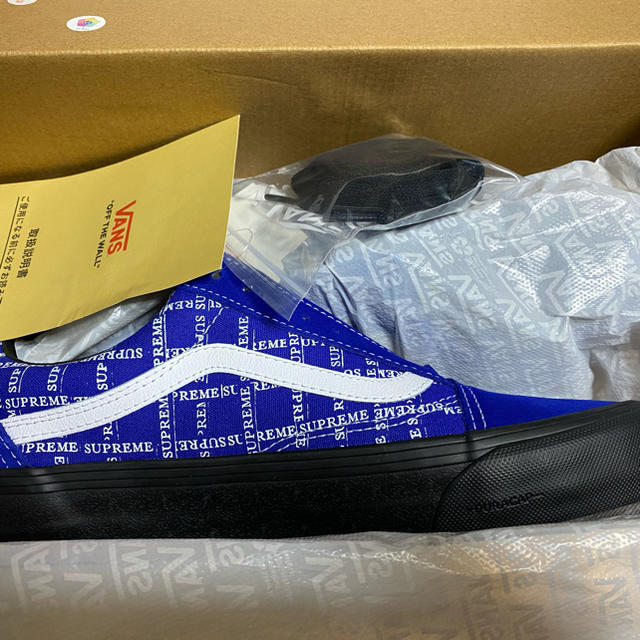 supreme vans old skool pro 青　26.5