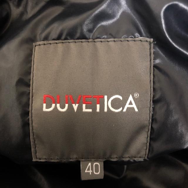 DUVETICA(デュベティカ)のデュベティカ ダウンベスト サイズ40 M 黒 レディースのジャケット/アウター(ダウンベスト)の商品写真