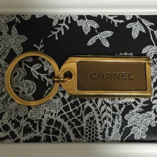 シャネル(CHANEL)の✸CHANEL レザーキーリング✸(キーホルダー)