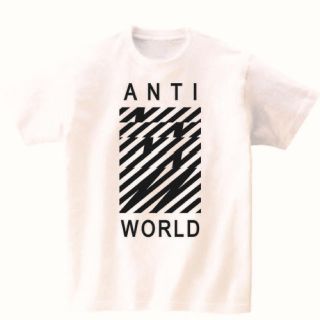 ナンバーナイン(NUMBER (N)INE)の【NUMBER (N)INE】別注ANTI WORLDプリントtシャツ(Tシャツ/カットソー(半袖/袖なし))