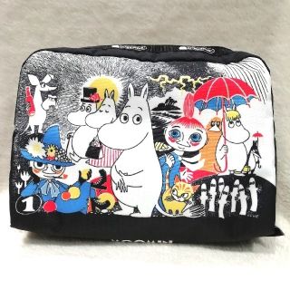 レスポートサック(LeSportsac)のレスポ✖️ムーミンコラボ【EXTRA LARGE RECTANGULAR】(ポーチ)