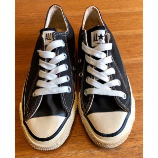 コンバース(CONVERSE)のデッドストック 80s コンバース オールスター ブラック (スニーカー)