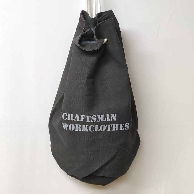 craftsmanロゴダッフルバッグ　キャンバス地　ショルダーバッグ ブラック メンズのバッグ(ショルダーバッグ)の商品写真