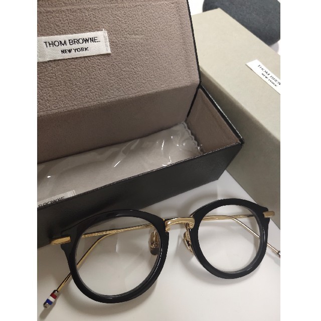 THOM BROWNE(トムブラウン)のTHOM BROWNE. NEWYORK 眼鏡TR-011F-T-46 レディースのファッション小物(サングラス/メガネ)の商品写真