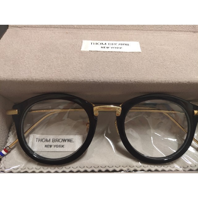 THOM BROWNE(トムブラウン)のTHOM BROWNE. NEWYORK 眼鏡TR-011F-T-46 レディースのファッション小物(サングラス/メガネ)の商品写真