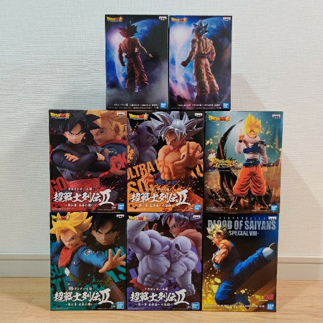 BANDAI(バンダイ)のドラゴンボール　超戦士列伝Ⅱ　悟空　トランクス　ジレン　身勝手の極意 ハンドメイドのおもちゃ(フィギュア)の商品写真