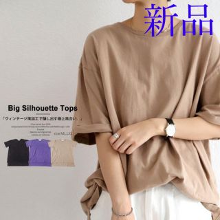 アンティカ(antiqua)の新品　アンティカ　ビンテージ　ビッグＴシャツ　ビンテージベージュ (Tシャツ(半袖/袖なし))