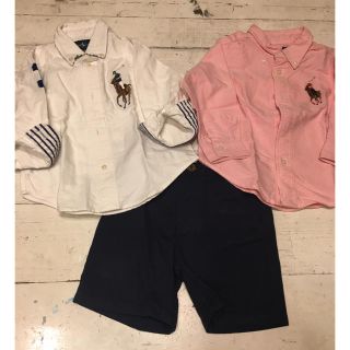 ラルフローレン(Ralph Lauren)のPOLO シャツ ♡  ZARAkids パンツ セット(ブラウス)