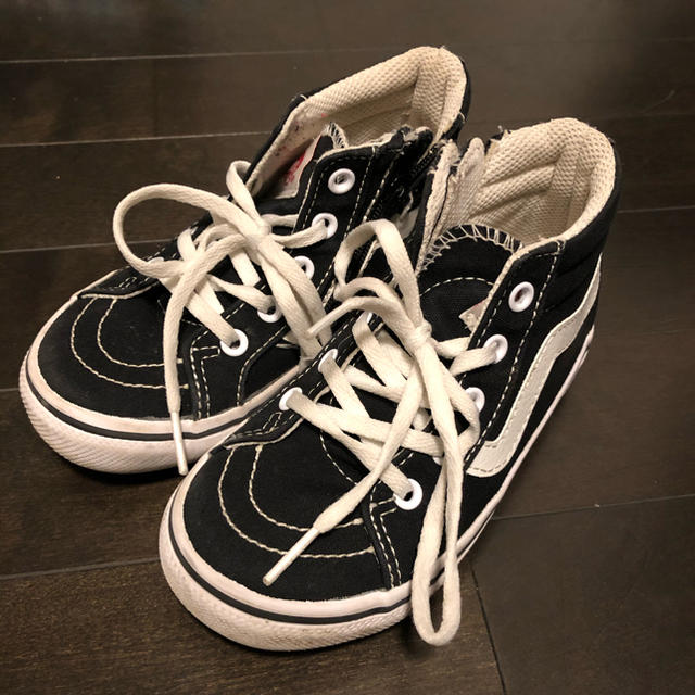 VANS(ヴァンズ)の値下げ)Vans スケートハイ　18cm キッズ/ベビー/マタニティのキッズ靴/シューズ(15cm~)(スニーカー)の商品写真