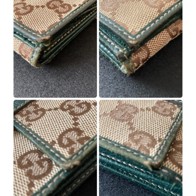 Gucci(グッチ)のelyamzlove様 専用　GUCCI グッチ GGキャンバス 二つ折り財布 レディースのファッション小物(財布)の商品写真