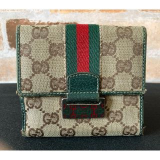 グッチ(Gucci)のelyamzlove様 専用　GUCCI グッチ GGキャンバス 二つ折り財布(財布)