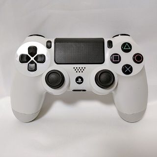 プレイステーション4(PlayStation4)のPS4 コントローラー CUH-ZCT1J グレイシャーホワイト ワケあり(家庭用ゲーム機本体)