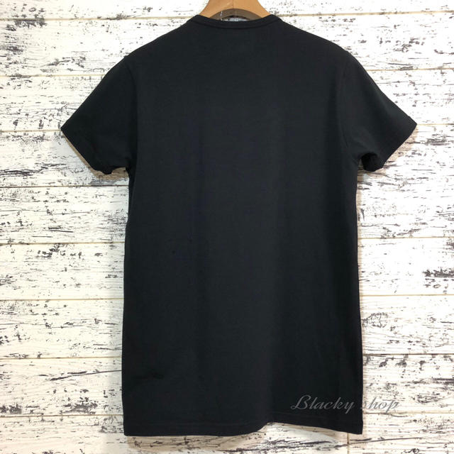 Emporio Armani(エンポリオアルマーニ)の【未使用】エンポリオアルマーニ  Tシャツ  L クルーネック 黒 ブラック メンズのトップス(Tシャツ/カットソー(半袖/袖なし))の商品写真