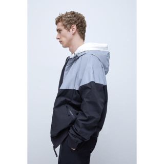 ザラ(ZARA)のZARA MAN レフレクターカラーブロックジャケットサイズM(その他)