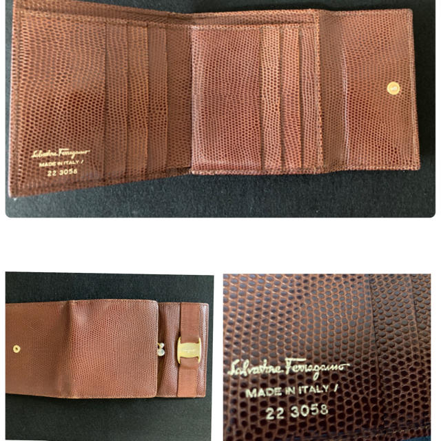 Salvatore Ferragamo(サルヴァトーレフェラガモ)のSalvatore Ferragamo サルヴァトーレ フェラガモ 折り財布 レディースのファッション小物(財布)の商品写真