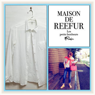 メゾンドリーファー(Maison de Reefur)のmaisondereefur 白シャツ(シャツ/ブラウス(長袖/七分))