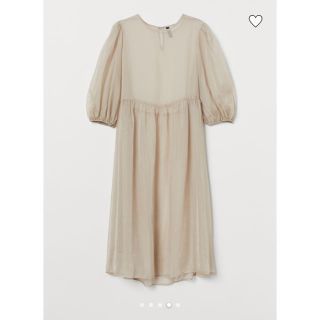 エイチアンドエム(H&M)のh&m シースルーワンピース(ひざ丈ワンピース)